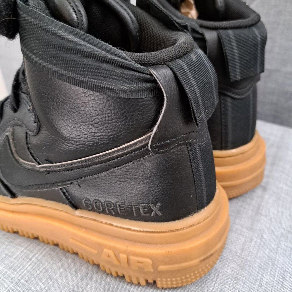 %Size 7 Nike Air Force 1 Gore-Tex Boots Black Anthracite Gum Bottom Men / A 28 View 5